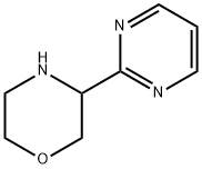 Morpholine, 3-(2-pyrimidinyl)- 化学構造式