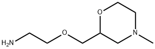 Ethanamine, 2-[(4-methyl-2-morpholinyl)methoxy]- Structure