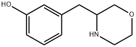 Phenol, 3-(3-morpholinylmethyl)- 化学構造式