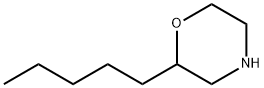 Morpholine, 2-pentyl- Structure