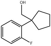 Cyclopentanemethanol, 1-(2-fluorophenyl)- Structure