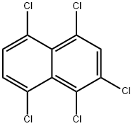 Naphthalene, 1,2,4,5,8-pentachloro-,150224-25-2,结构式