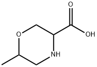 3-Morpholinecarboxylic acid, 6-methyl- Struktur