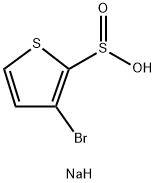 2-Thiophenesulfinic acid, 3-bromo-, sodium salt (1:1) 化学構造式