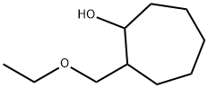 Cycloheptanol, 2-(ethoxymethyl)- Structure