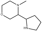 Morpholine, 4-methyl-3-(2-pyrrolidinyl)- Struktur