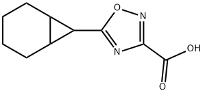 1,2,4-Oxadiazole-3-carboxylic acid, 5-bicyclo[4.1.0]hept-7-yl- Structure