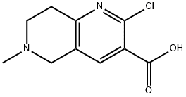 1,6-Naphthyridine-3-carboxylic acid, 2-chloro-5,6,7,8-tetrahydro-6-methyl-|