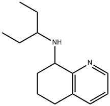 N-(pentan-3-yl)-5,6,7,8-tetrahydroquinolin-8-amine Struktur