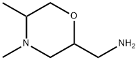 2-Morpholinemethanamine, 4,5-dimethyl- Structure