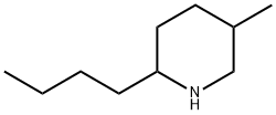 Piperidine, 2-butyl-5-methyl- Struktur