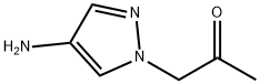 2-Propanone, 1-(4-amino-1H-pyrazol-1-yl)- 结构式