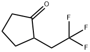 Cyclopentanone, 2-(2,2,2-trifluoroethyl)- 结构式