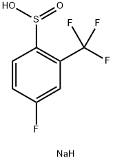 Benzenesulfinic acid, 4-fluoro-2-(trifluoromethyl)-, sodium salt (1:1) Struktur