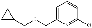 Pyridine, 2-chloro-6-[(cyclopropylmethoxy)methyl]- Struktur