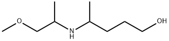1-Pentanol, 4-[(2-methoxy-1-methylethyl)amino]- Structure