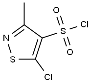 4-Isothiazolesulfonyl chloride, 5-chloro-3-methyl- 化学構造式