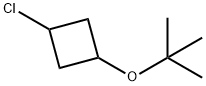 Cyclobutane, 1-chloro-3-(1,1-dimethylethoxy)- 化学構造式