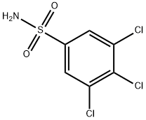 Benzenesulfonamide, 3,4,5-trichloro- 化学構造式