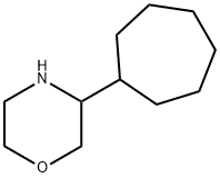 Morpholine, 3-cycloheptyl- Structure