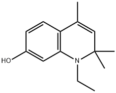 7-Quinolinol, 1-ethyl-1,2-dihydro-2,2,4-trimethyl- 化学構造式