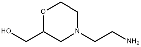 2-Morpholinemethanol,4-(2-aminoethyl)- Structure