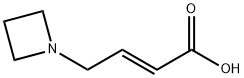 2-Butenoic acid, 4-(1-azetidinyl)-, (2E)- 化学構造式