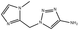 1H-1,2,3-Triazol-4-amine, 1-[(1-methyl-1H-imidazol-2-yl)methyl]- Struktur