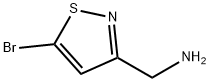 C-(5-Bromo-isothiazol-3-yl)-methylamine Struktur