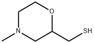 2-Morpholinemethanethiol, 4-methyl- Struktur