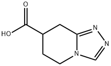 5,6,7,8-Tetrahydro-[1,2,4]triazolo[4,3-a]pyridine-7-carboxylic acid Struktur