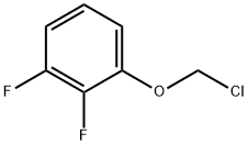 Benzene, 1-(chloromethoxy)-2,3-difluoro- Struktur