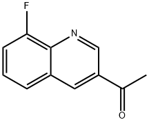 Ethanone, 1-(8-fluoro-3-quinolinyl)- Struktur