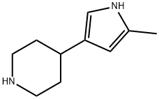 Piperidine, 4-(5-methyl-1H-pyrrol-3-yl)- 结构式