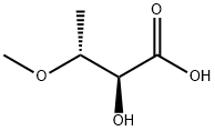 Butanoic acid, 2-hydroxy-3-methoxy-, (2S,3R)- Struktur