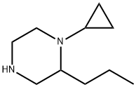 Piperazine, 1-cyclopropyl-2-propyl- Struktur