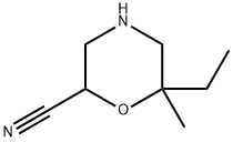 1510556-15-6 2-Morpholinecarbonitrile, 6-ethyl-6-methyl-