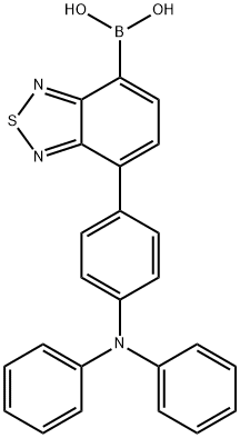 BORONIC ACID, B-[7-[4-(DIPHENYLAMINO)PHENYL]-2,1,3-BENZOTHIADIAZOL-4-YL]-, 1510803-21-0, 结构式