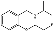 2-(2-fluoroethoxy)benzyl]isopropylamine 结构式