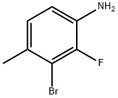 Benzenamine, 3-bromo-2-fluoro-4-methyl- Structure