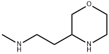 3-Morpholineethanamine, N-methyl- Structure