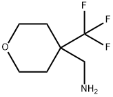2H-Pyran-4-methanamine, tetrahydro-4-(trifluoromethyl)- 化学構造式