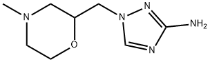 1-((4-甲基吗啉-2-基)甲基)-1H-1,2,4-三唑-3-胺 结构式