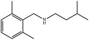 Benzenemethanamine, 2,6-dimethyl-N-(3-methylbutyl)- Struktur