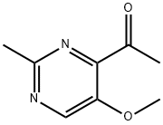 1-(5-Methoxy-2-methylpyrimidin-4-yl)ethanone 化学構造式