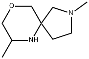 9-Oxa-2,6-diazaspiro[4.5]decane, 2,7-dimethyl- Struktur