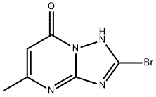 [1,2,4]Triazolo[1,5-a]pyrimidin-7(1H)-one, 2-bromo-5-methyl- Struktur