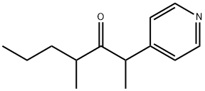 4-methyl-2-(pyridin-4-yl)heptan-3-one 结构式