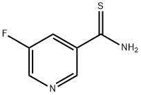 5-氟吡啶-3-甲硫代酰胺,1514-39-2,结构式