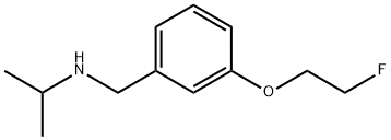 3-(2-fluoroethoxy)benzyl]isopropylamine 结构式